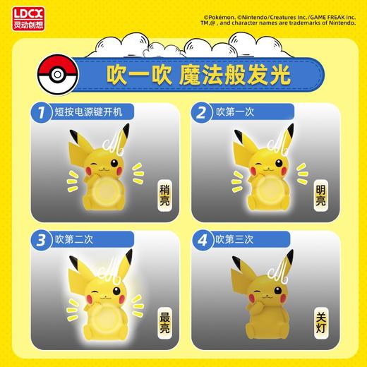 灵动创想 宝可梦 吹吹公仔 商品图3