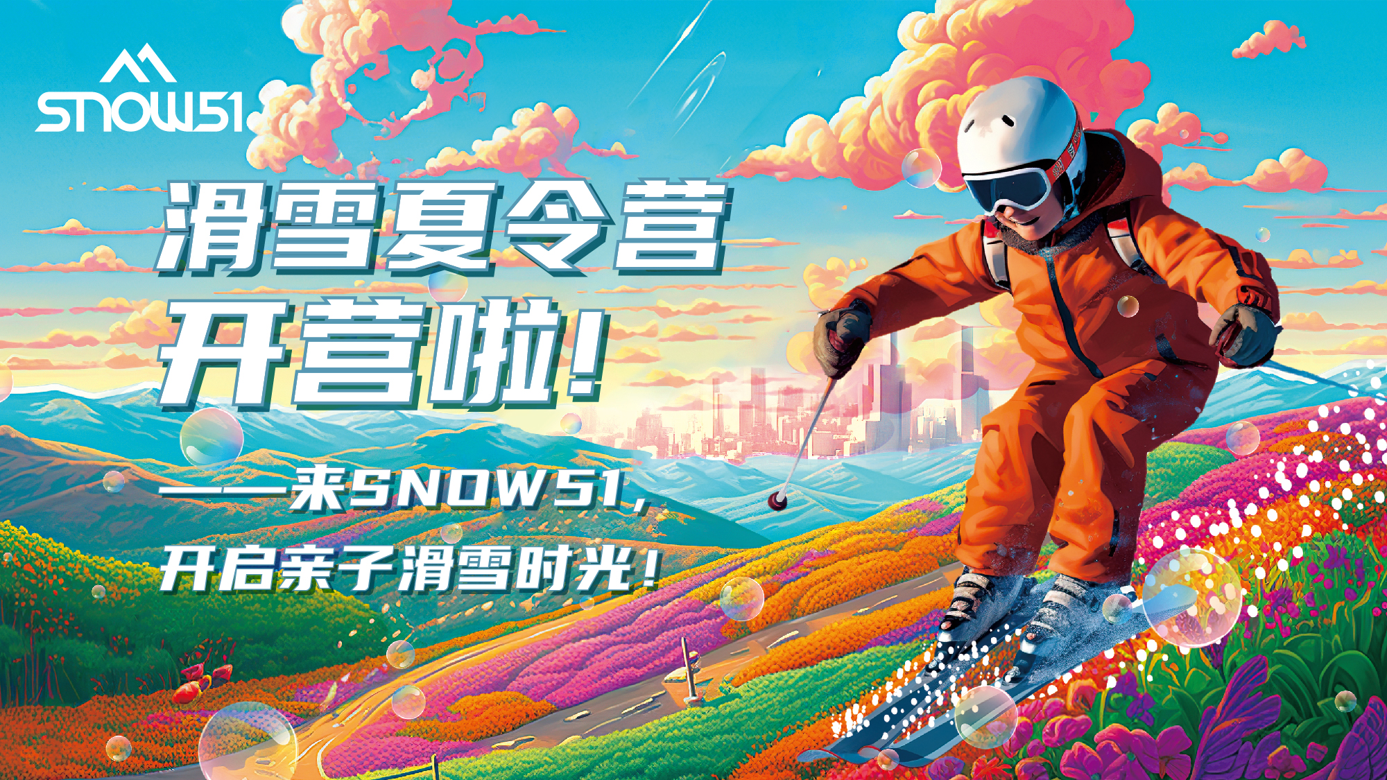 SNOW51滑雪夏令营