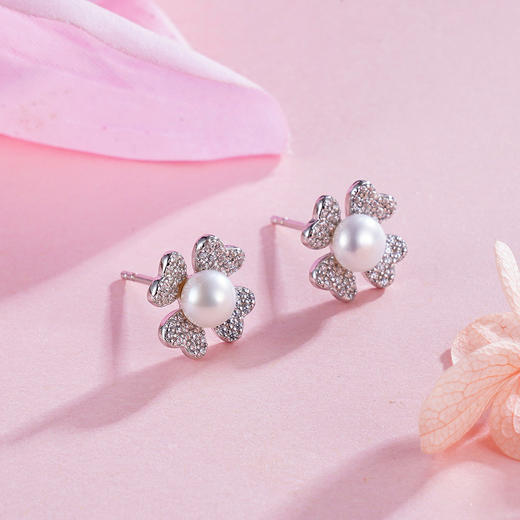 子佩集S925银珍珠耳钉【EM2585-XF】2305 商品图8