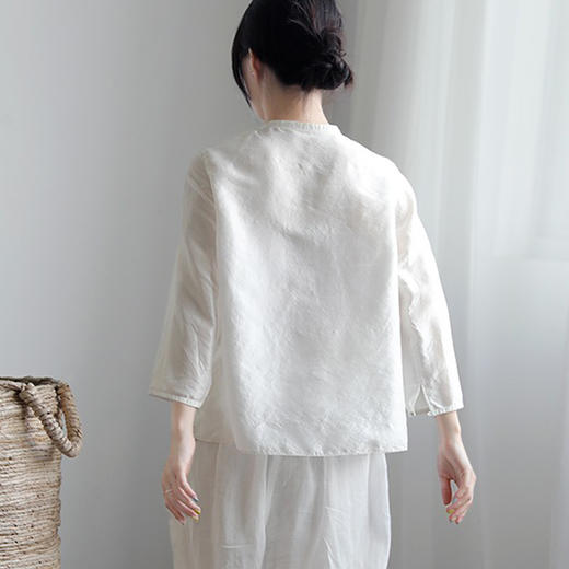 裁缝学苑AS51真丝衬衫纸样女桑蚕丝立领中式唐装上衣茶服衣服裁剪 商品图2