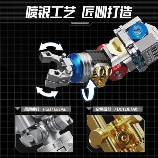 暴力熊积木巨大型客厅摆件模型官方旗舰新品机械熊益智拼装玩具万高 商品图2