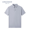 占姆士男士夏季商务短袖纯色冰凉丝翻领抗菌新无痕热压新工艺男装休闲POLO衫 商品缩略图2