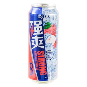锐澳 8度强爽荔枝伏特加风味啤酒 500ml/罐