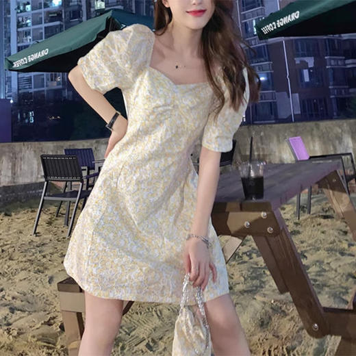 裁缝学苑AS38 新款碎花连衣裙纸样裙子短法式泡泡袖女打版裁剪板 商品图2