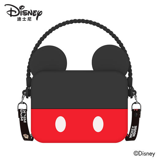 正版授权米奇米妮硅胶零钱包儿童少女斜挎包可爱男女包包单肩包 商品图3