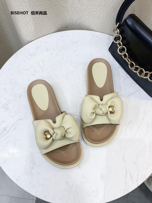 新品双层底软底软面甜美女拖394B32547 商品图8