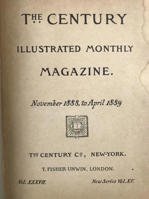1888年11月-1889年4月 世纪杂志 数百幅插图 漆布精装16开 商品图4