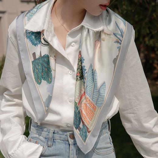 【买二赠一】MS Lemuguet玲兰小姐 2023春夏原创丝巾系列 商品图0