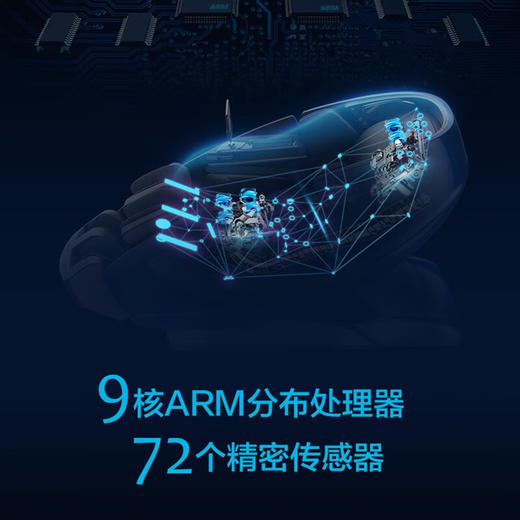 荣泰（RONGTAI） 智能按摩椅RT8900AI家用全自动太空豪华舱双子座沙发 蓝色 商品图1