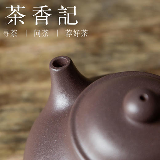 茶香记 紫砂壶 紫罗兰泥 容天壶 老紫泥 大气沉稳 圆融饱满 古朴端庄 商品图2