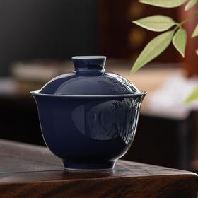 黛蓝盖碗