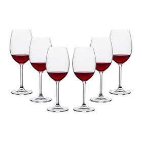 【清仓特惠6折，仅1套】捷克进口BOHEMIA波西米亚水晶欧式玻璃红酒杯 高脚葡萄酒杯家用套装