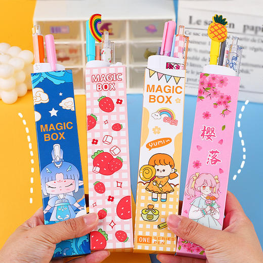 【到手8盒！六一惊喜盲盒】惊喜盒5件套，卡通盲盒中性笔，随机发货，超多种类，学生学习用品，儿童奖励礼物礼品，办公签字笔 商品图2