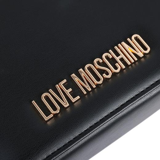 莫斯奇诺 MOSCHINO 女士手提包 简约字母图案PU革单肩包链条包 商品图5