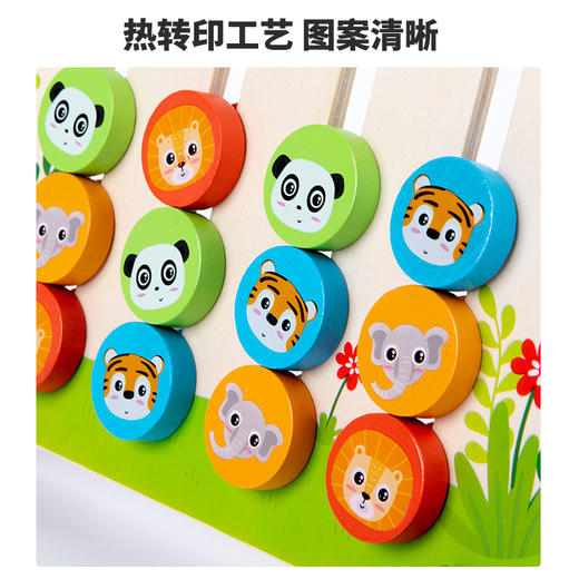 【双面玩法！带给孩子无限乐趣】太空小兔子款蒙氏早教玩具，双面四色，活动期间，火爆热卖中！拥有多种趣味益智功能，为孩子的幼儿园学习提供帮助。各位宝妈不要错过！ 商品图2