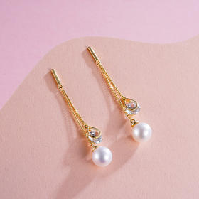 子佩集S925银珍珠耳钉【XXEH114】镀金2305