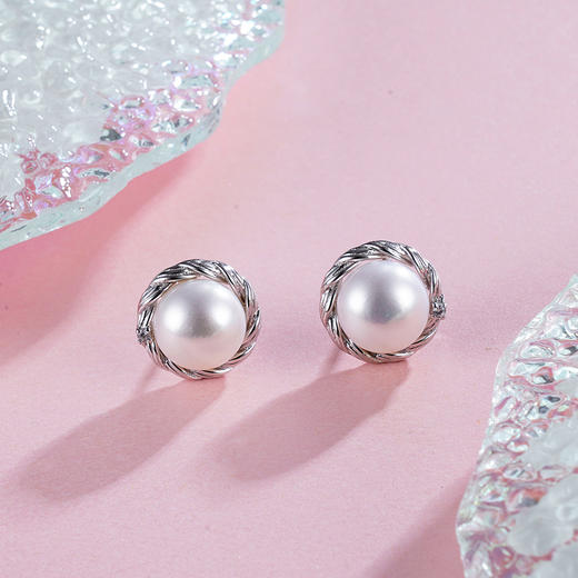 子佩集S925银珍珠耳钉【EM2405-XF】2305 商品图2