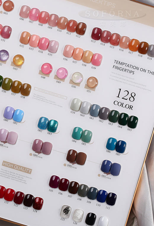 索芙娜-DUYA 嘟雅128色开店套装（配刷好色色板+底胶+封层+加固） 商品图3