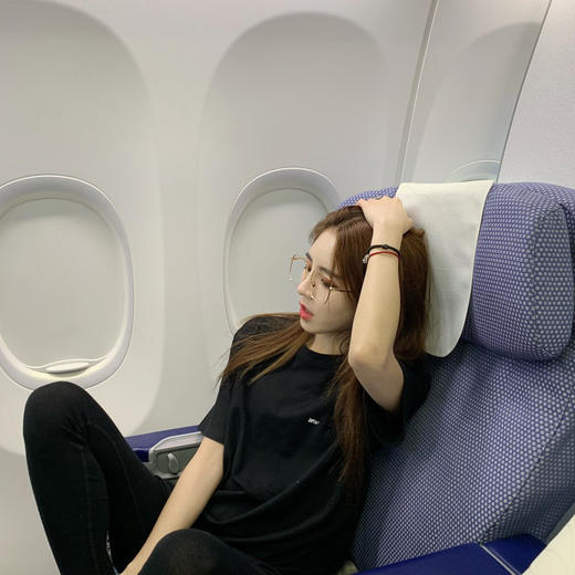 【夏季新款！女神必备~】韩版宽松中长款短袖T恤，时尚潮流款，简洁大方，舒适自在，女学生衣服女装，让你瞬间引领潮流！ 商品图3