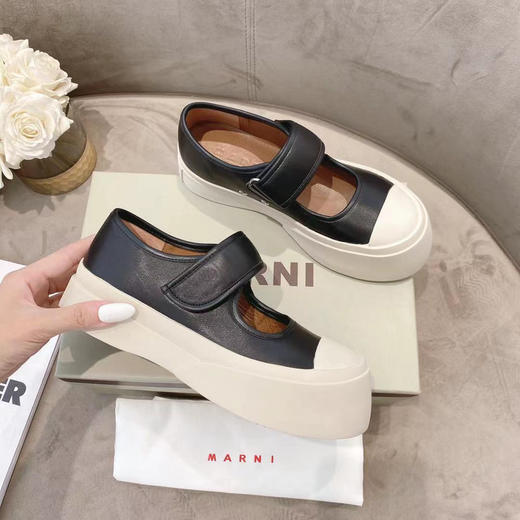 mari真皮大头休闲鞋 商品图0