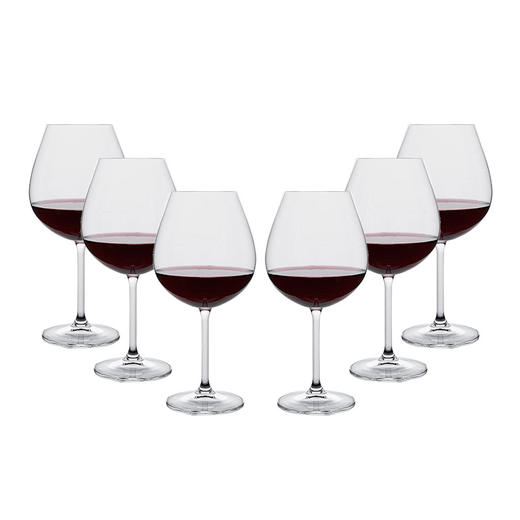 【清仓特惠6折，仅1套】捷克进口BOHEMIA波西米亚水晶欧式玻璃红酒杯 高脚葡萄酒杯家用套装 商品图1