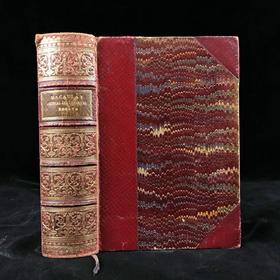 1869年 麦考莱评论与历史随笔集（全2卷合订本） 真皮精装32开