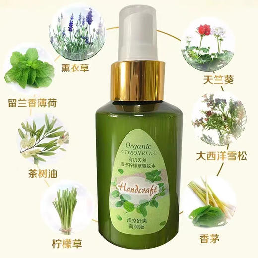 小鱼家天然植物精油驱蚊水100ml 商品图1