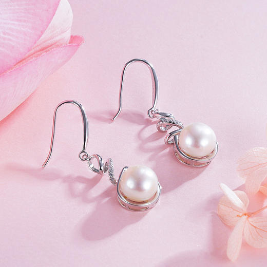 子佩集S925银珍珠耳环【EM1368-XF】2305 商品图0
