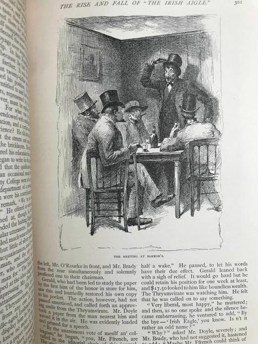 1888年11月-1889年4月 世纪杂志 数百幅插图 漆布精装16开 商品图12