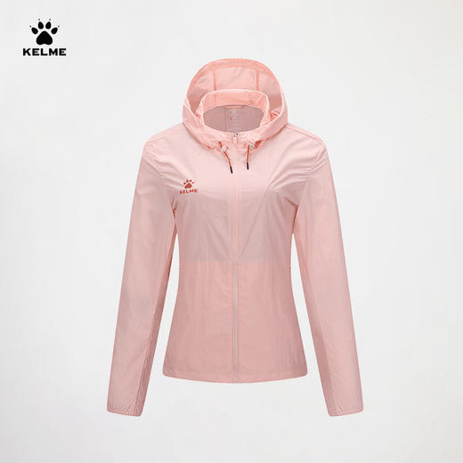 KELME卡尔美薄款运动风衣女2023夏季抗紫外线UPF40连帽外套 商品图0
