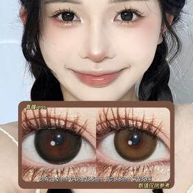 KiraFairy年抛·菠菜种子&橄榄种子·14.2mm(着色参考13.5mm) 0-800度(无525/575) 韩产进口·(建议佩戴6-8个月左右更换)·Kira Fairy