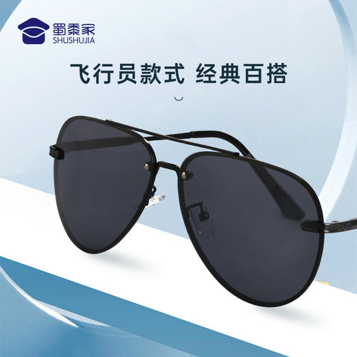 【实付满399送保温杯】【飞行员偏光眼镜】uv防护太阳墨镜 夏日男女车用护眼镜 商品图4