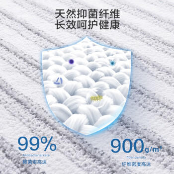 京东京造抗菌升级平板拖把36cm 免手洗家用拖地神器一拖净无水印 含拖布*2 商品图3