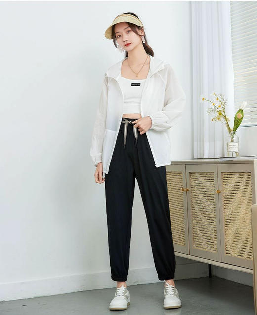 抽绳休闲收脚冰凉裤36985 商品图2