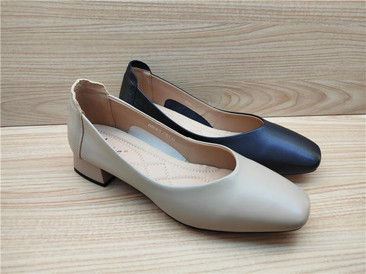 2022夏季新款豪行真皮舒适休闲女鞋22226075时尚浅口平底单鞋正品 商品图0