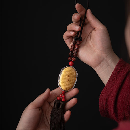 双龙平安挂件 足金金片 商品图6