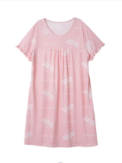 【29元限时秒杀】【秀黛】女童印花针织短袖裙女童家居服睡裙H2440007T【专柜同款】【如遇缺货自动退款，介意勿拍】 商品图5