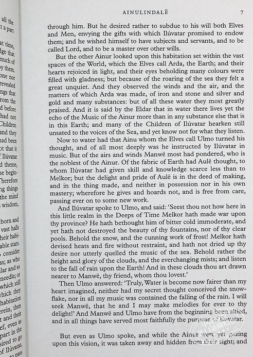 【中商原版】精灵宝钻 英文原版 插图豪华版 The Silmarillion Illustrated Deluxe edition JRR Tolkien 商品图6