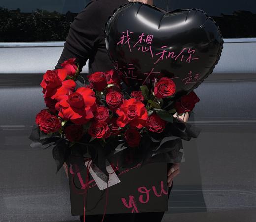 私有浪漫  红&黑  · 花盒 商品图2