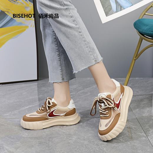 新品网纱松糕底透气舒适休闲鞋498B32524 商品图7
