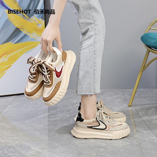 新品网纱松糕底透气舒适休闲鞋498B32524 商品图0