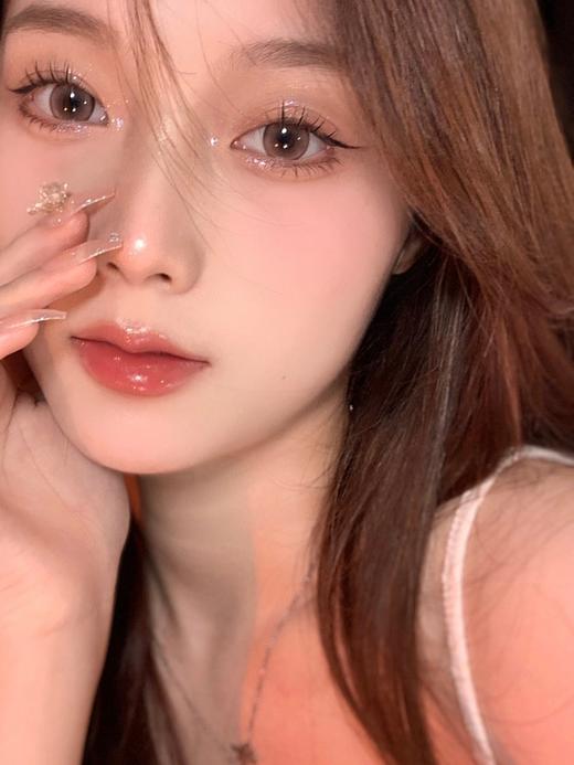 【中直径】VOKIVOKI-蜜桃透棕-14.2mm【年抛 0-1000度 无525/575】 商品图6