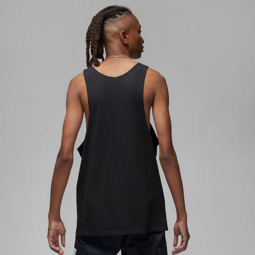【库存有限 无货将做退款】Nike/耐克Jordan背心男子篮球运动训练透气圆领无袖T恤DX9586-010 商品图1