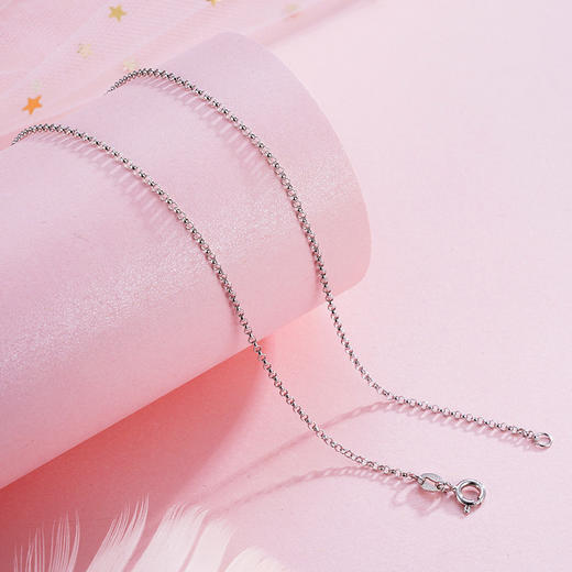 子佩集S925银O字项链【AG081-18】搭配链2305 商品图2