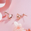 子佩集S925银珍珠耳钉【EM2465-XF】镀玫瑰金2305 商品缩略图1