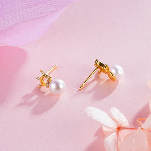 子佩集S925银珍珠耳钉【EM2060-XF】2305 商品图3