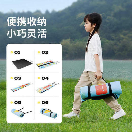 麦瑞克野餐垫防潮抗污  亲肤舒适  便携可机洗 超声波野餐垫 商品图2