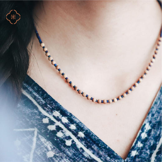 照着莫迪里阿尼的作品做的项链/手链  简单素净  和牛仔裤般配 商品图3