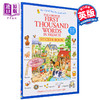 【中商原版】看图识1000法语单词 附贴画 贴纸版 英法双语 First Thousand Words in French Sticker Book Heather Amery 商品缩略图0