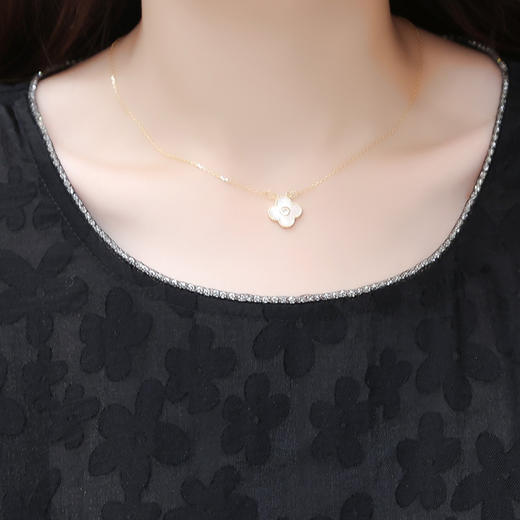 夏季新款，时尚女装短袖中长款百褶裙网纱花朵裙连衣裙QYM-HSY-X23A102-Y 商品图3